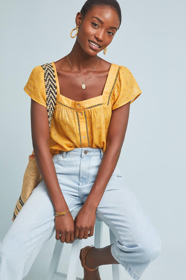 Dolan Left Coast Foulard Blouse