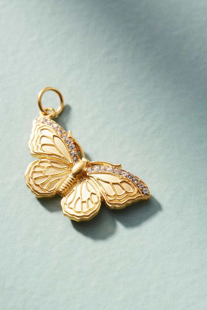 Anthropologie Butterfly Charm