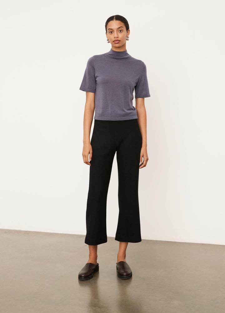 Vince Mock Neck Sweater Tee