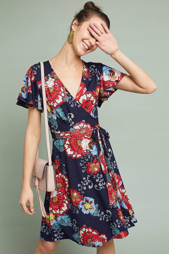 Eva Franco Evelyn Wrap Dress