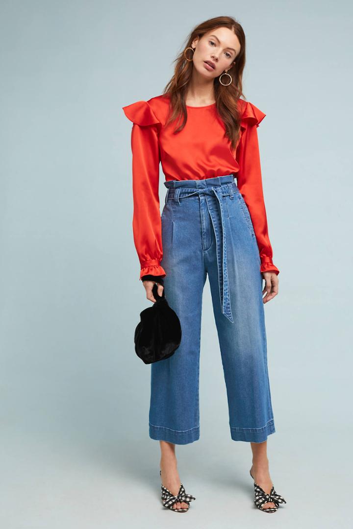 Hutch Cassidy Satin Blouse