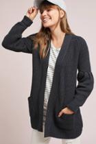 Knitted & Knotted Balloon-sleeve Cardigan