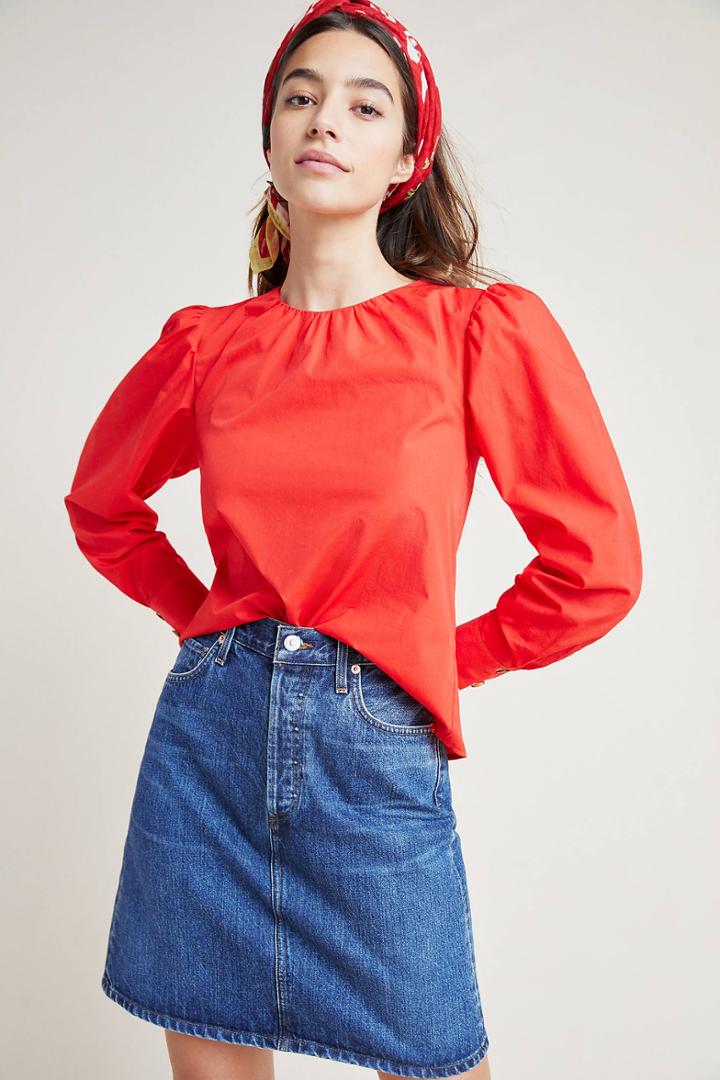 Seen Worn Kept Rowan Poplin Top
