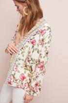 Anthropologie Idalia Floral Jacket Kimono
