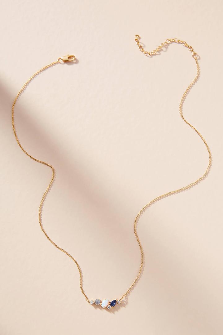Anthropologie Maxine Arc Necklace