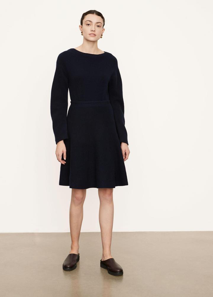 Vince Felted Godet Skirt