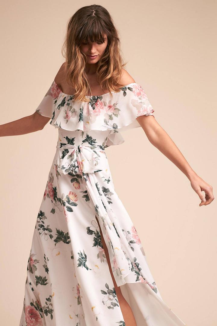 Anthropologie Carmen Wedding Guest Dress
