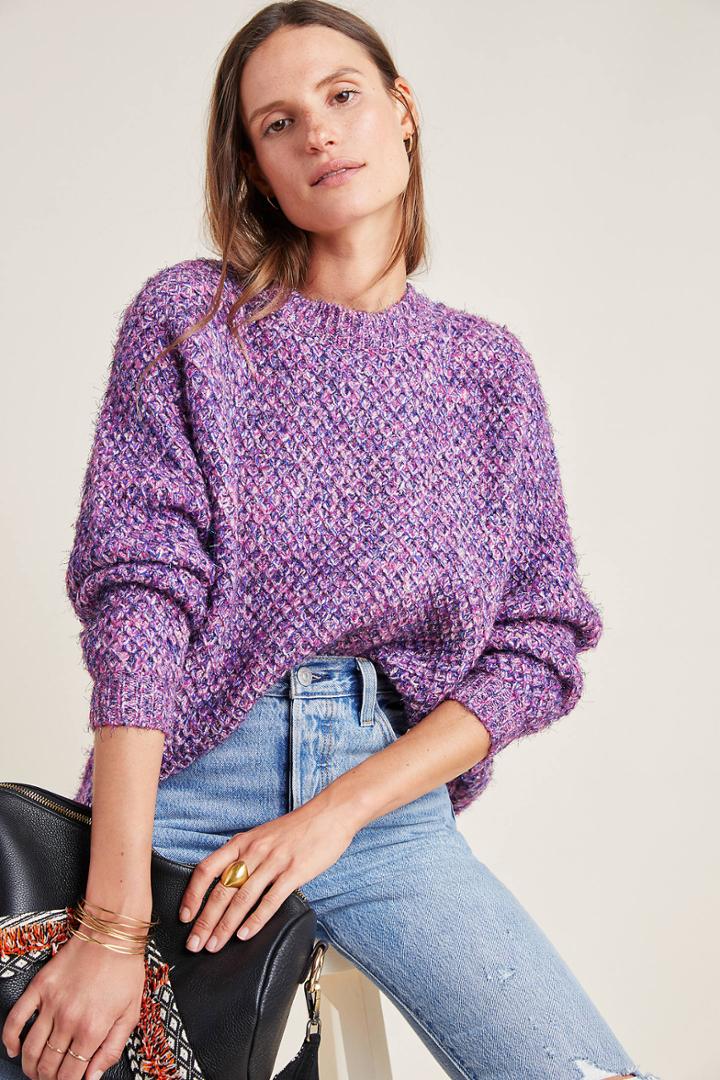 Raga Rita Metallic Knit Pullover
