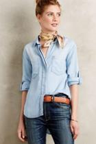 Cloth & Stone Split-back Chambray Buttondown