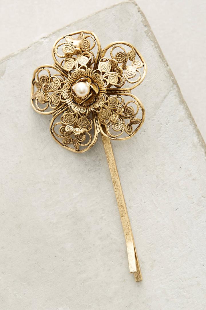 Miss Ellie Pearl Flower Bobby Pin