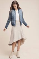Cloth & Stone Quilted Chambray Bomber