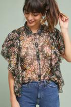 Love Sam Floral Chiffon Buttondown