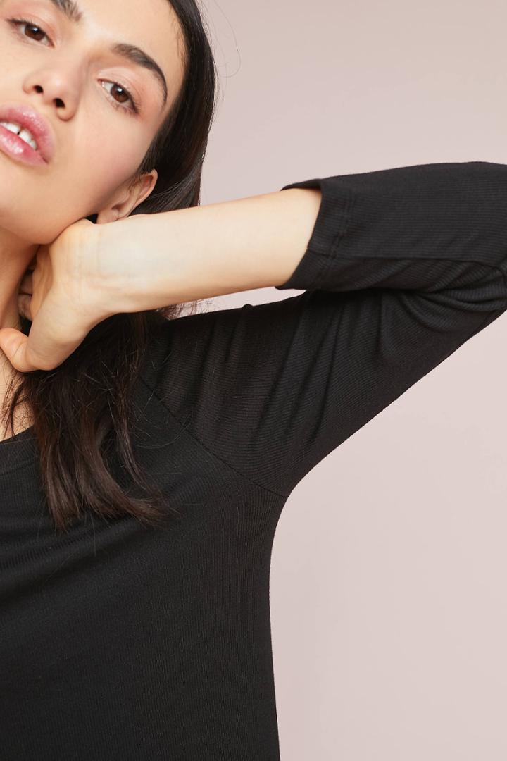 Pure + Good Madelyn Ribbed Swing Top