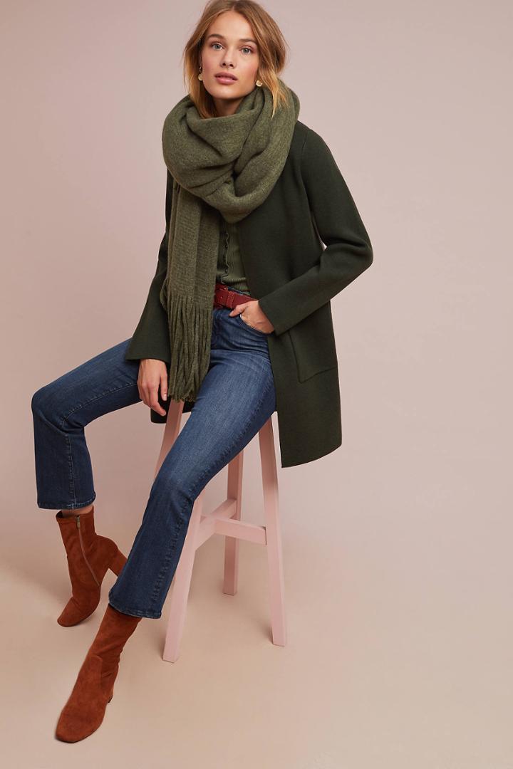 Moth Evergreen Sweater Coat