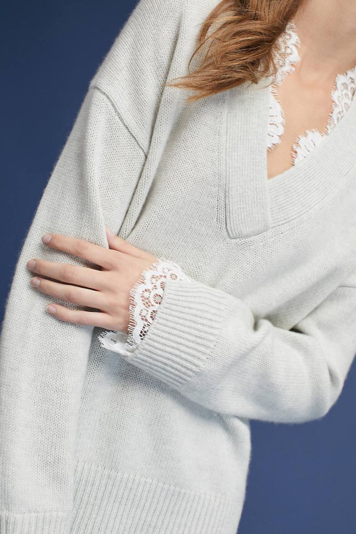 Brochu Walker Kali Lace V-neck Pullover