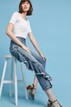 Citizens Of Humanity Estella Ruffled Ultra High-rise Relaxed Cropped Jeans