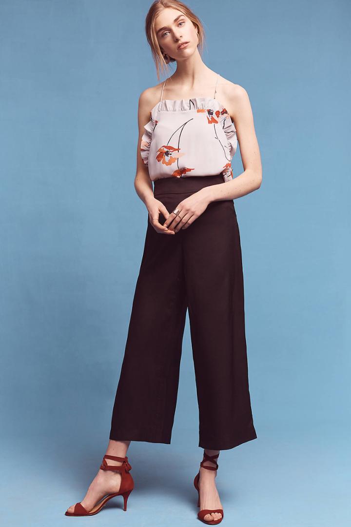 Bishop + Young Deni Cropped Wide-legs