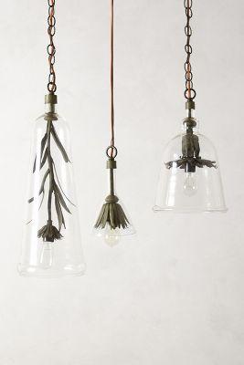 Robert Ogden Iron Petals Pendant Lamp