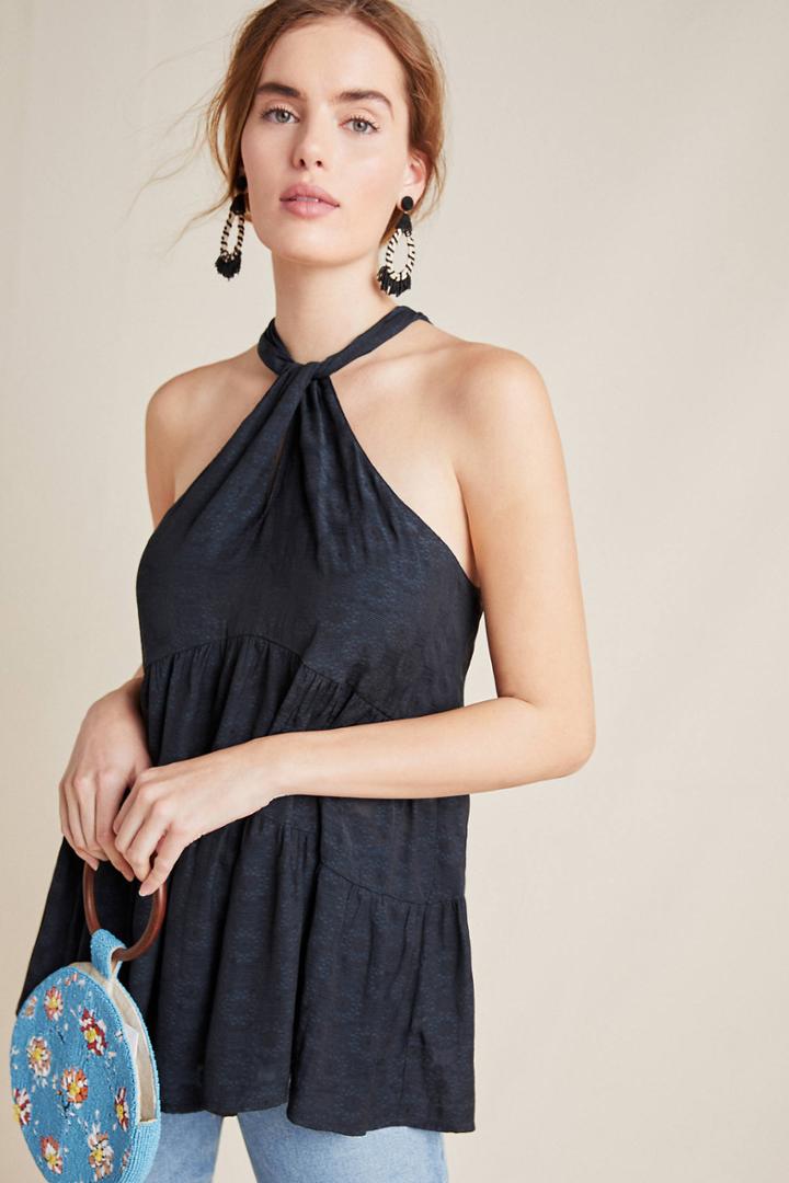 Anthropologie Lavinia Halter Blouse