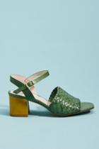 Miss L Fire Miro Woven Block Heels