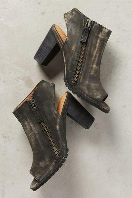 Corso Como Lailey Peep-toe Shooties Black