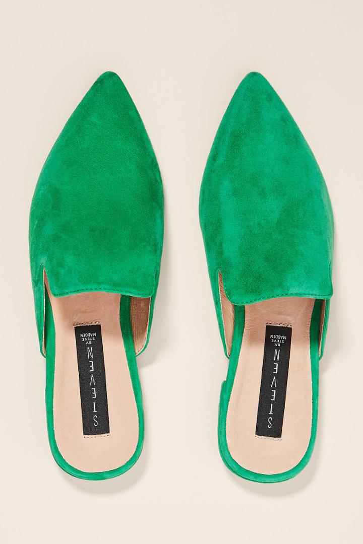 Anthropologie Steve Madden Valent Slides