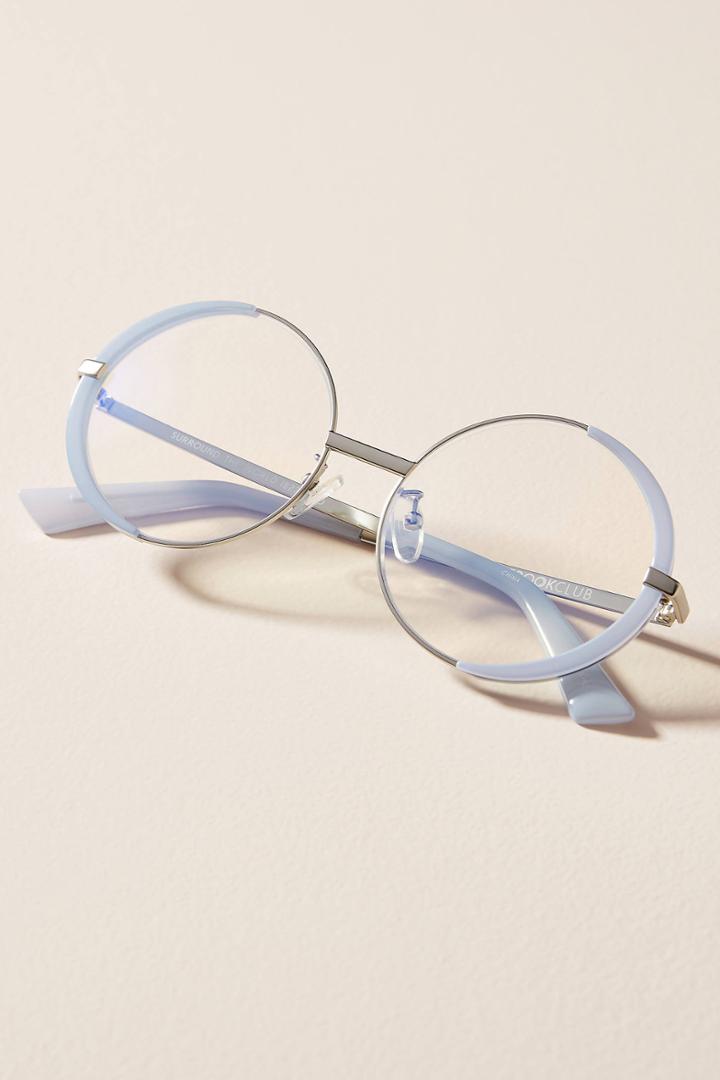 The Book Club Circle Blue Light Reading Glasses