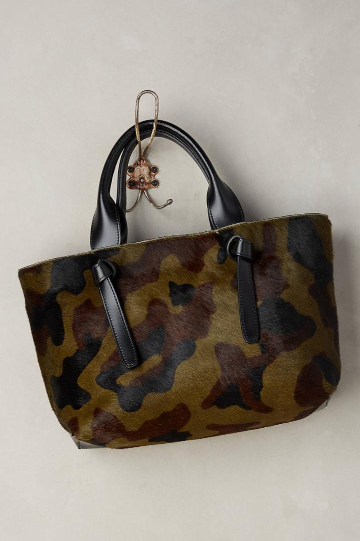 Alchimia Camo Calf Hair Satchel