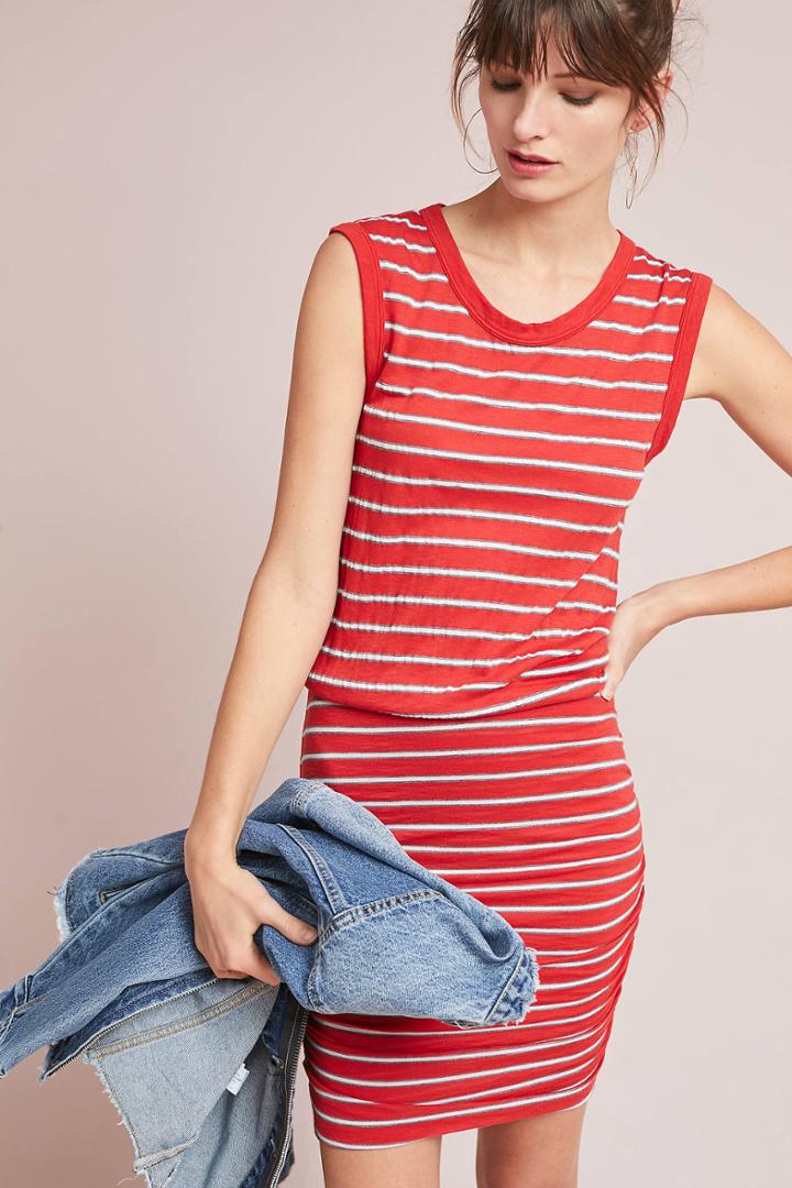 Velvet By Graham & Spencer Caffari Striped Dress