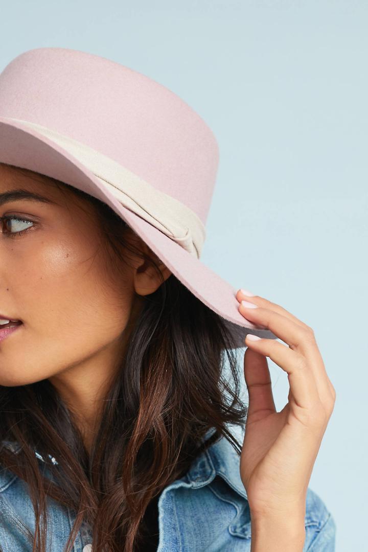 Anthropologie Stefani Boater Hat
