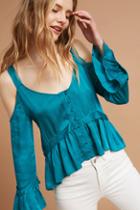 Maeve Bygones Open-shoulder Blouse