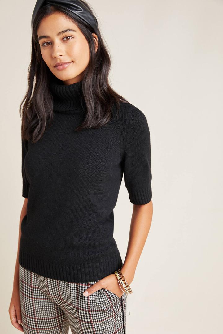 Anthropologie Kimberly Turtleneck Sweater Tee