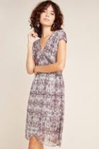 Velvet By Graham & Spencer Regan Snake-printed Mini Dress