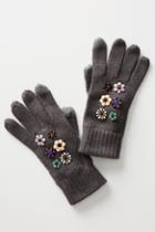 Anthropologie Retro Floral Gloves