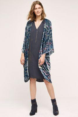 Anthropologie Moonlight Waves Kimono