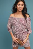 Drew Demi Patchwork Romper