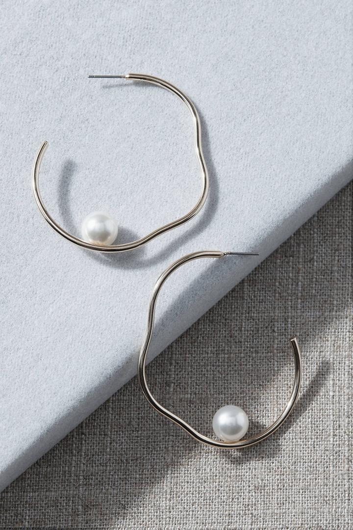 Shashi Jem Hoop Earrings