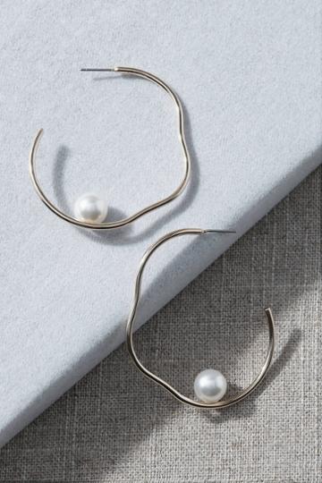 Shashi Jem Hoop Earrings
