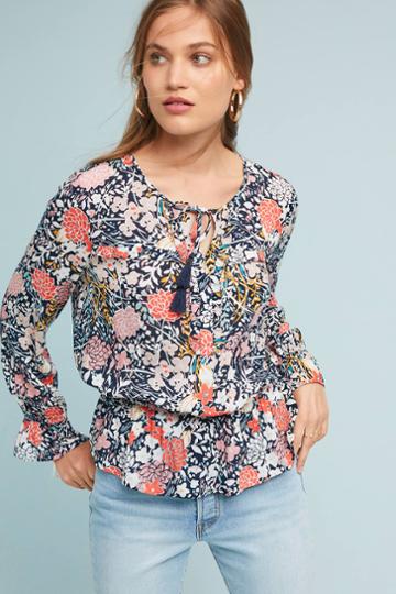 Maeve Begonia Peasant Top