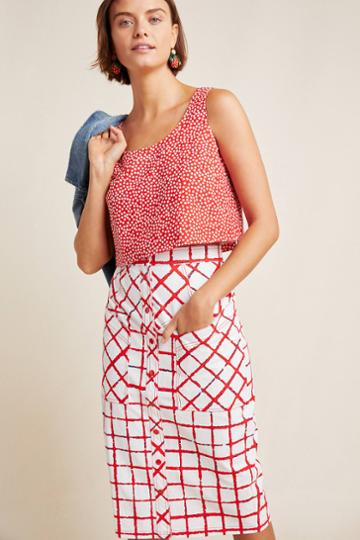 Aryessa Bellamy Snap-front Pencil Skirt