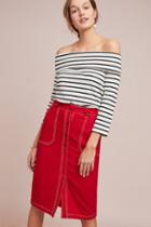Moon River Stitched Pencil Skirt