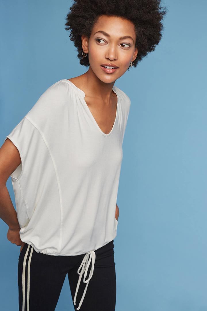 Bordeaux Anita Tie-waist Top