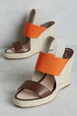 Delman Jamie Espadrille Wedges