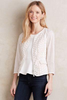 Elevenses Mezcla Eyelet Jacket