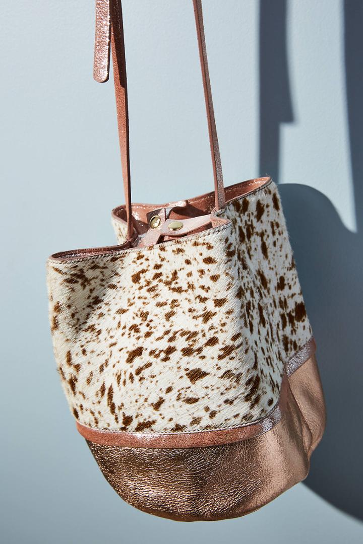 Neuville Shimmer Bucket Bag