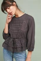 Anthropologie Megan Eyelet Blouse
