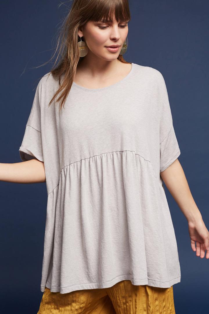 Anthropologie Oversized Peplum Tunic