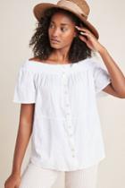Anthropologie Lucille Off-the-shoulder Blouse