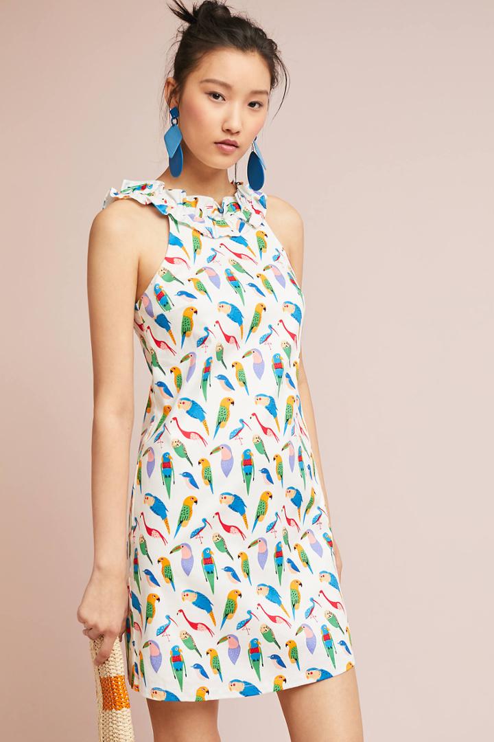 Larke Parrot Shift Dress