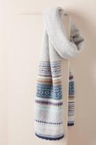 Eribe Knitwear Design Alpine Fair Isle Wool Scarf